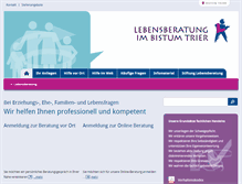 Tablet Screenshot of lebensberatung.info